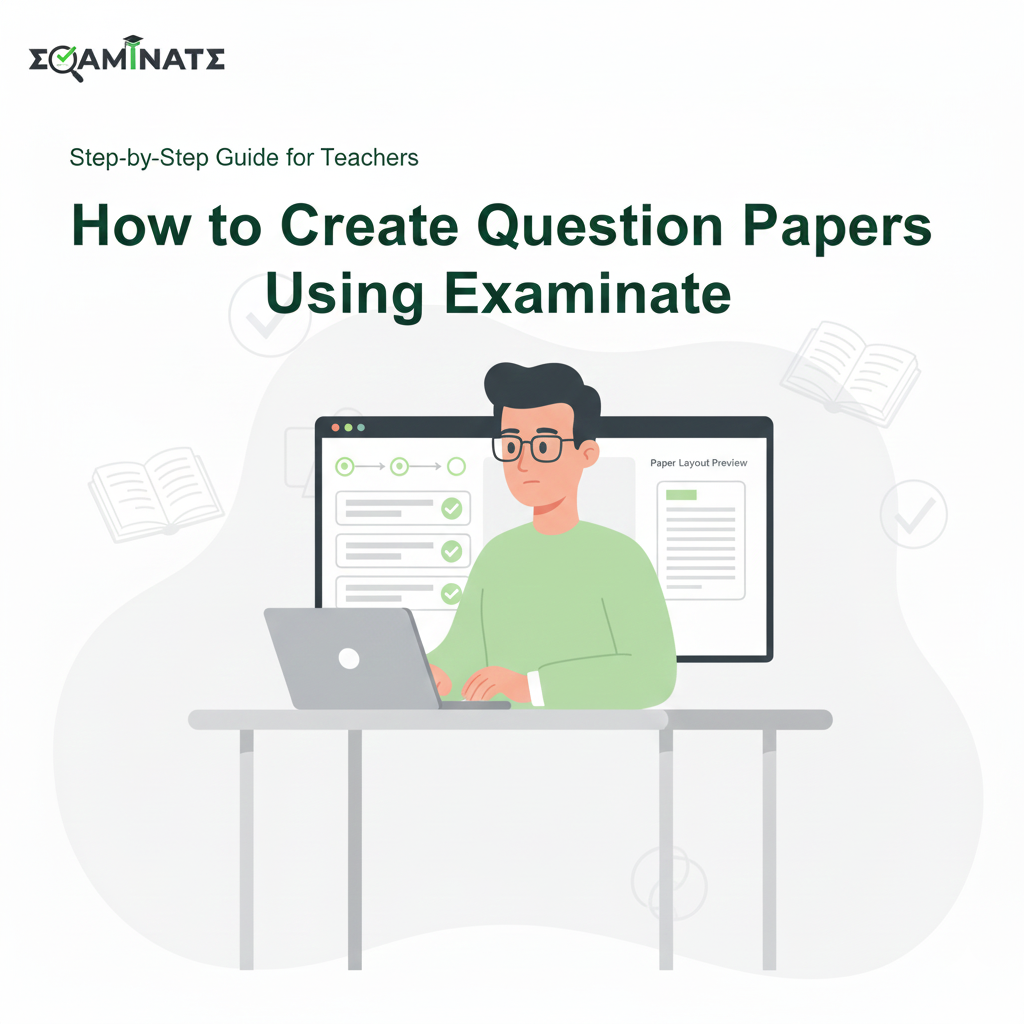 How to Create Question Papers Using Examinate (Step-by-Step Guide)